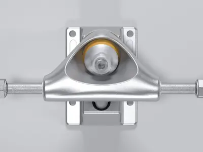 Cruiser board truck 3D model