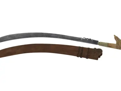 Niabor Sword Low-poly 3D model