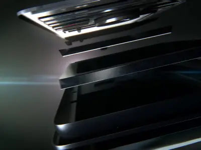 Sirocco Phone 3D Animation - 26s V-Ray Render 3D model