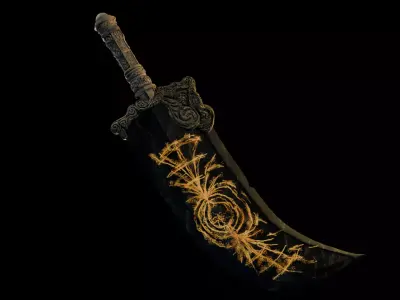 Radahn Starscourge Greatsword 3D model
