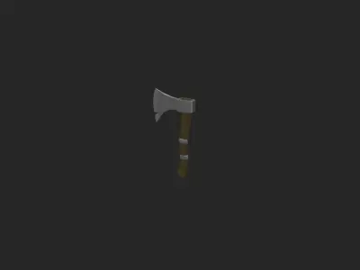 Pack sword shields LowPoly simple Low-poly 3D model