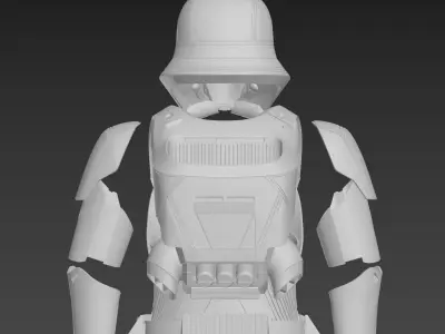 Star Wars The Rise of Skywalker Jet Trooper Full Armor 3D print model