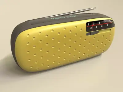 Pocket Design Radio Free 3D model