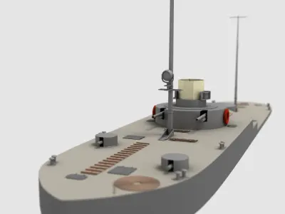 ORP Krakow River Monitor 3D model