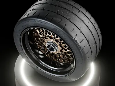 Nankang SemiSlick Sportnex CR1 315 30 R18 3D model