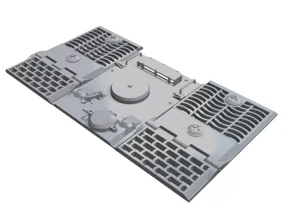 Engine Deck - Panzer VI Tiger I 3D print model
