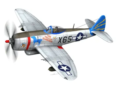 Republic P-47M Thunderbolt - The Trojan Warhorse 3D model