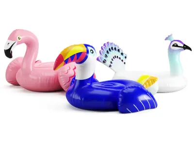 Inflatable Floats Birds 3D model