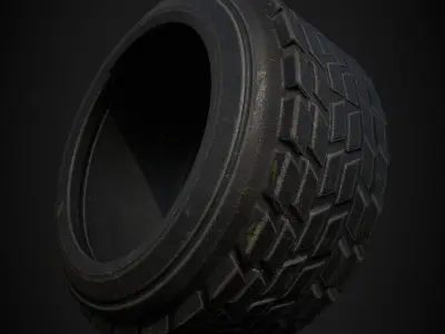 TYRE LOWPOLY GAME ASSET Low-poly 3D model