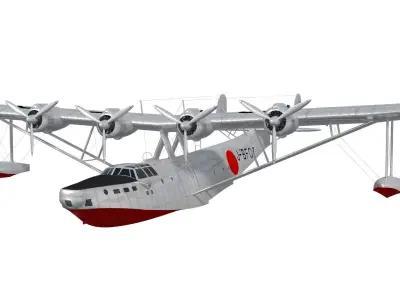 Kawanishi H6K  Ayanami 3D model