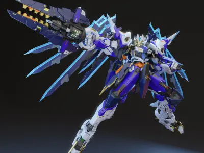 XC01 - Original Mecha Design 3D model