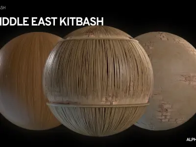 Middle East Kitbash 3D model