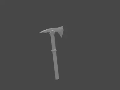 Climbing Hatchet Free low-poly 3D model