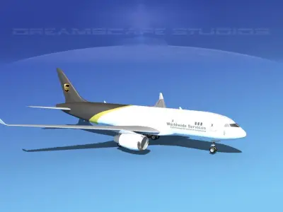 Boeing 787-8 UPS 3D model
