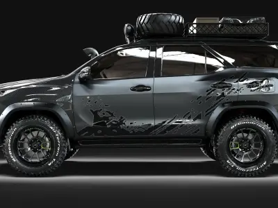 Viper 6x6 FlowForged 3D model