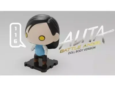 Alita Battle Angel 3D Printing Creation 3D print model purchase