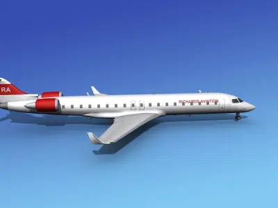 Bombardier CRJ700 Richards Aviation 3D model