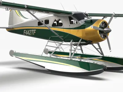 De Havilland Canada DHC-2 Beaver 3D model