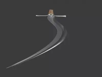 Kilich Low-poly 3D model