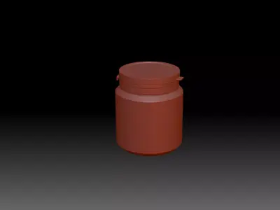 Pill box Free 3D model