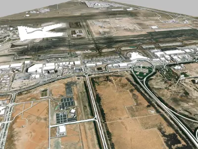  Abu Dhabi International Airport  3D model