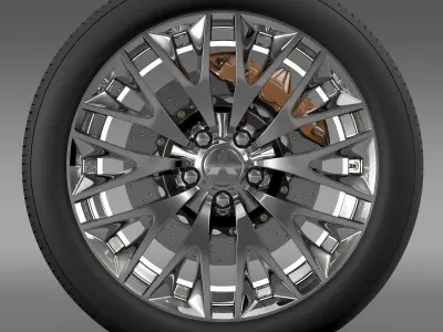 Mitsubishi Dignity wheel 3D model