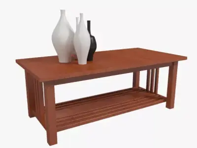 Coffee Table Free 3D model 13