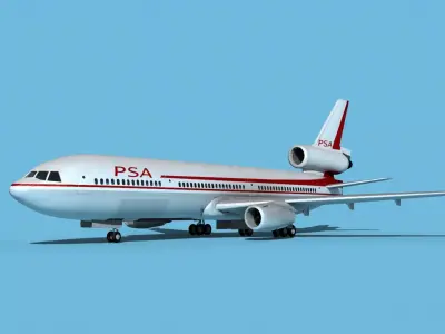 McDonnell Douglas MD-11 PSA 3D model