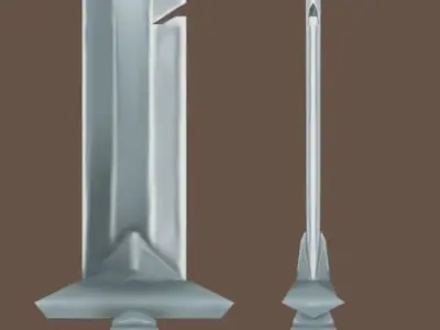 LowPoly RPG Weapons Pack Low-poly 3D model