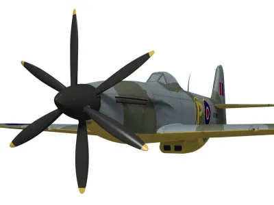 martin baker mb5 3D model
