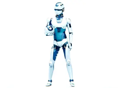 CHILD BOT V-2  Rigged for Unreal Engine - Unity - MIXAMO 3D model