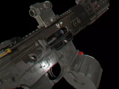 SIG MCX gen6  Low-poly 3D model