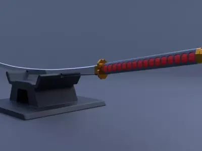 Nodachi 3D model