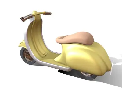 Scooter Kids Toy 3D model