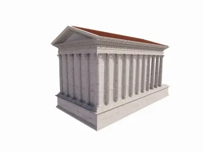 Historical temple-place of worship 3D model