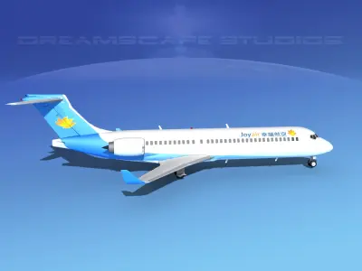 Comac ARJ21-700 Joy Air 3D model