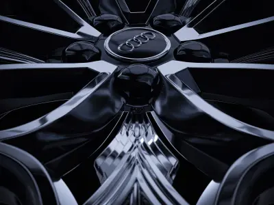 Audi R8 Rim Final Fantasy XV Edition Real World Size 3D model