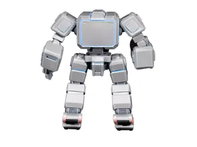 Jet Arm Robot Futuristic 3D Model  Sci Fi Printable Design 3D print model