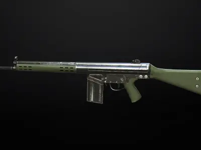 GEWHER 3 - G3 - Model and Textures Low-poly 3D model Low-poly 3D model