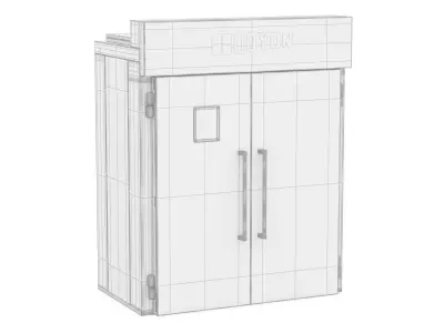 Doyon KDPR22 Knockdown Retarder Proofer Cabinet 3D model