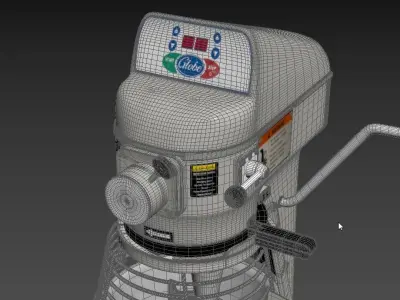 Globe SP10 Countertop Planetary Mixer 3D model