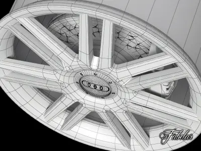 Audi A3 rim 3D model