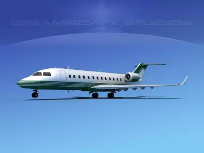 Bombardier Challenger 850 V01 3D model