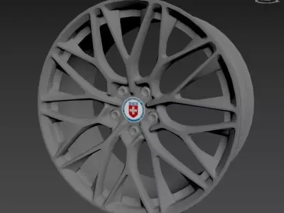 HRE P200 Monoblock Free 3D model