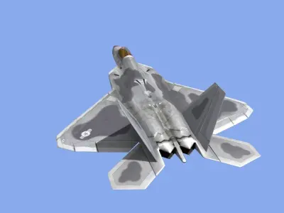 Like Real F 22 Raptor 3d model 3D model