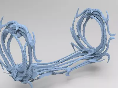 King Arthur Vine Tree 4 3D model