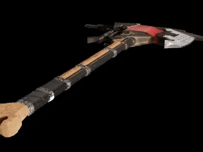 Swede axe from Atomic Heart 3D print model