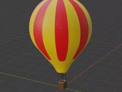 air balloon 3D model