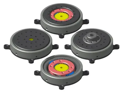 Split planetary reducer Free 3D print model