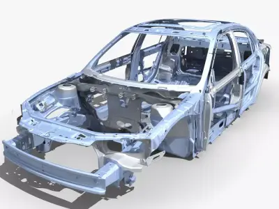 Car Frame 04 3D model